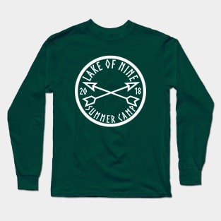 Lake of Nine Summer Camp (White Ink) Long Sleeve T-Shirt